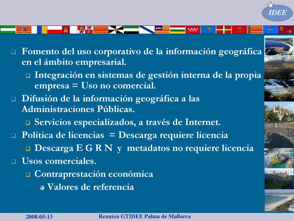 Fomento del uso corporativo de la información geográfica en el ámbito empresarial.