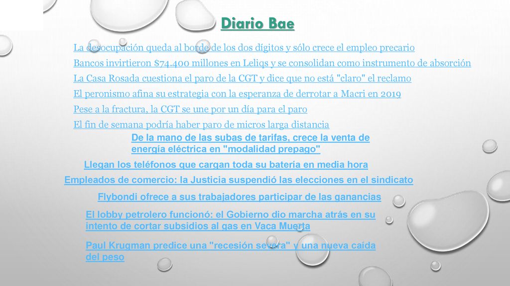 PROYECCIÓN Diario Bae. La desocupación queda al borde de los dos dígitos y sólo crece el empleo precario.