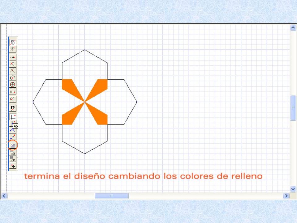 El botón Show grid sirve para ocultar o mostrar la rejilla