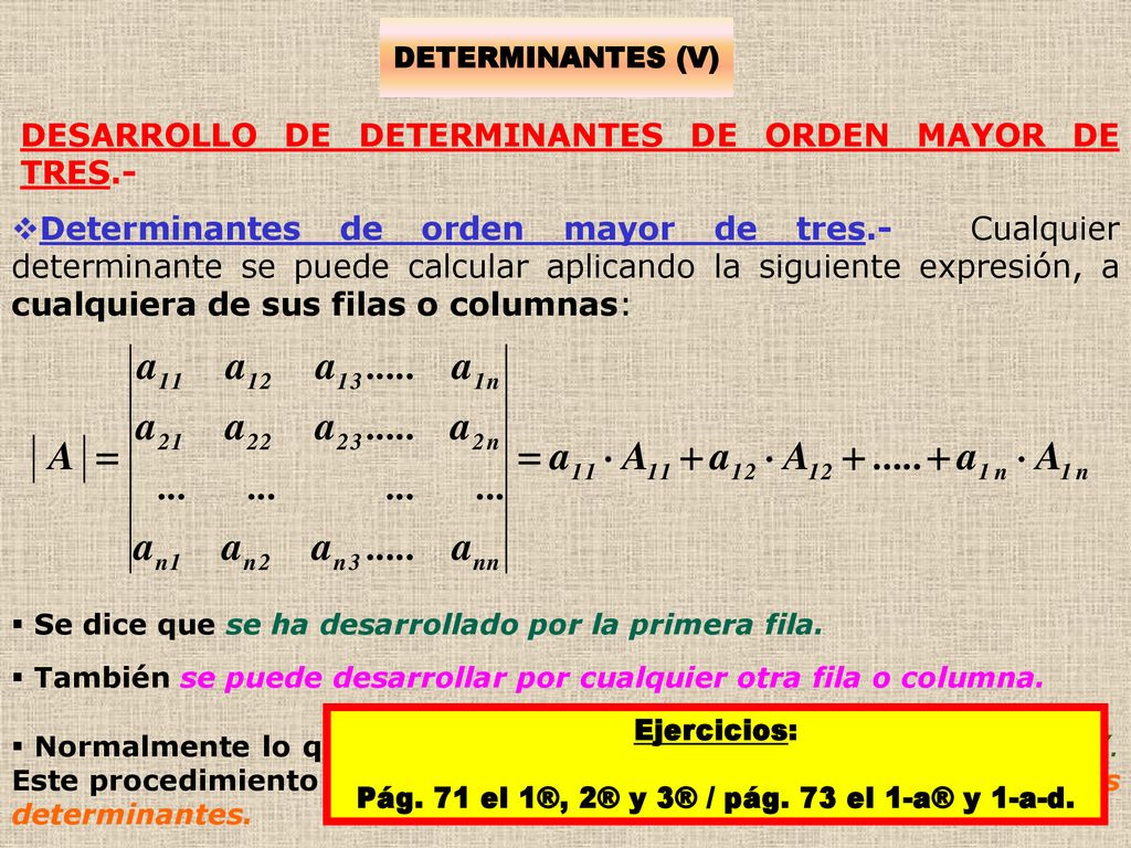 Pág. 71 el 1®, 2® y 3® / pág. 73 el 1-a® y 1-a-d.
