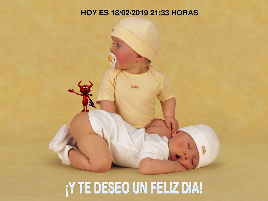 HOY ES 18/02/ :33 HORAS ¡Y TE DESEO UN FELIZ DIA!