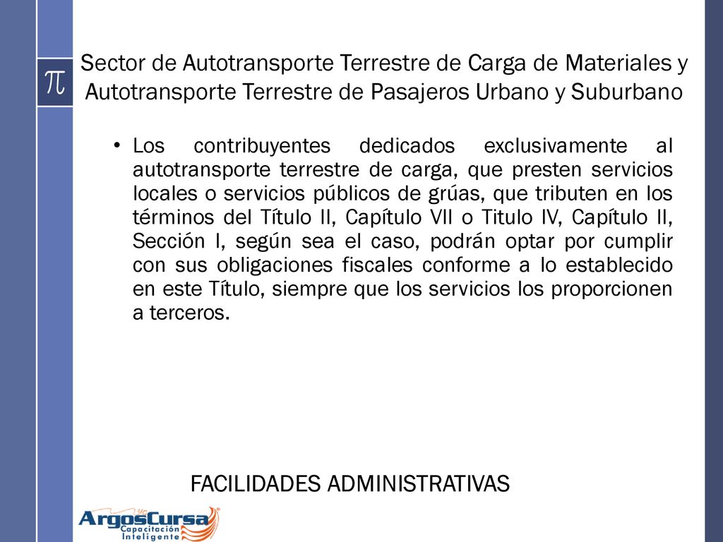 Sector de Autotransporte Terrestre de Carga de Materiales y