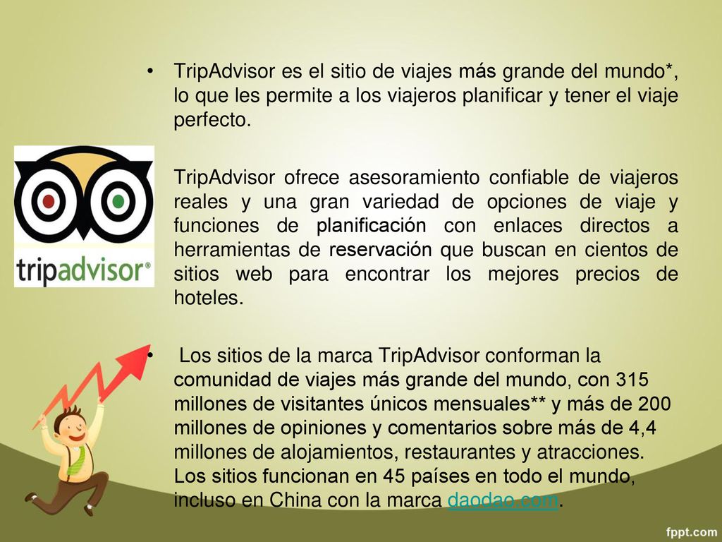 TripAdvisor es el sitio de viajes más grande del mundo