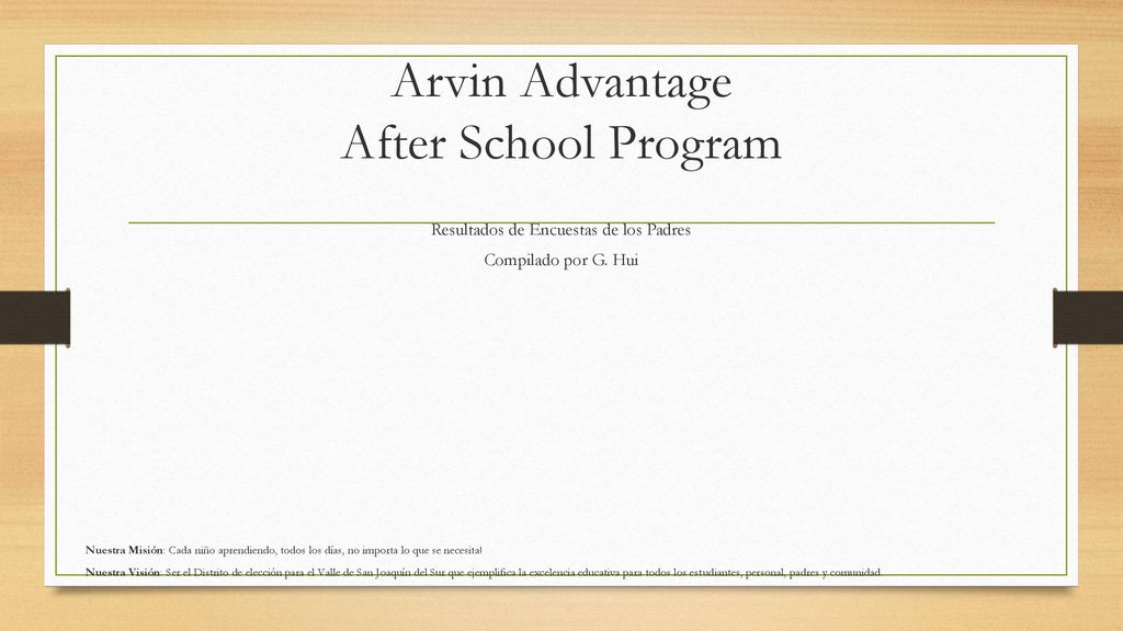 Arvin Advantage After School Program