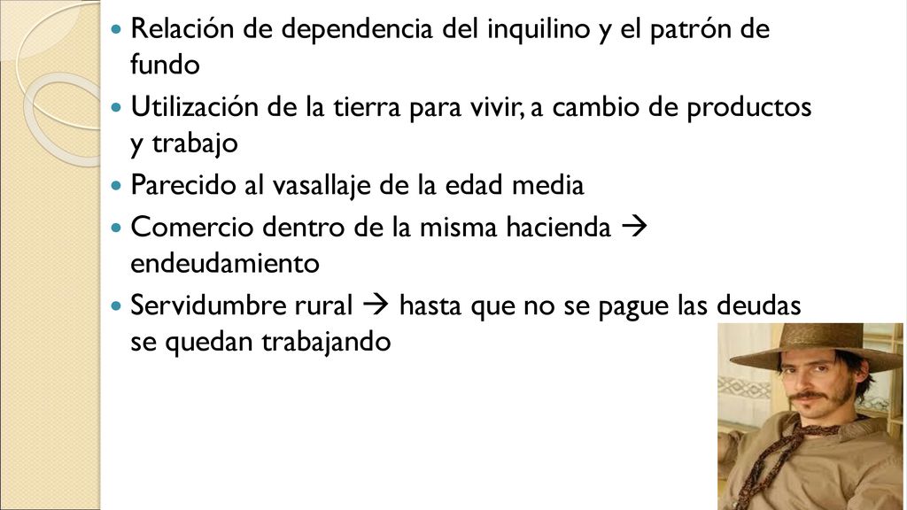 Relación de dependencia del inquilino y el patrón de fundo