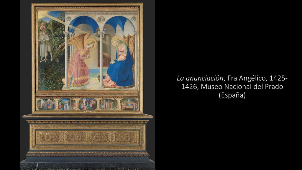 La anunciación, Fra Angélico, , Museo Nacional del Prado (España)