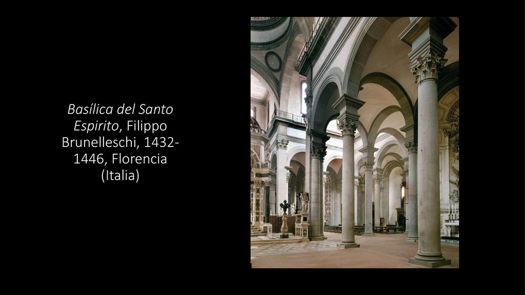 Basílica del Santo Espirito, Filippo Brunelleschi, , Florencia (Italia)