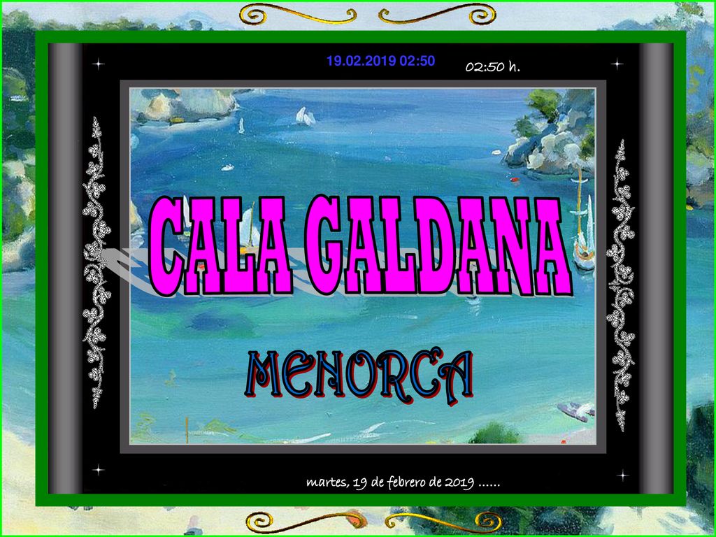 CALA GALDANA MENORCA martes, 19 de febrero de 2019 …… 02:50 h.