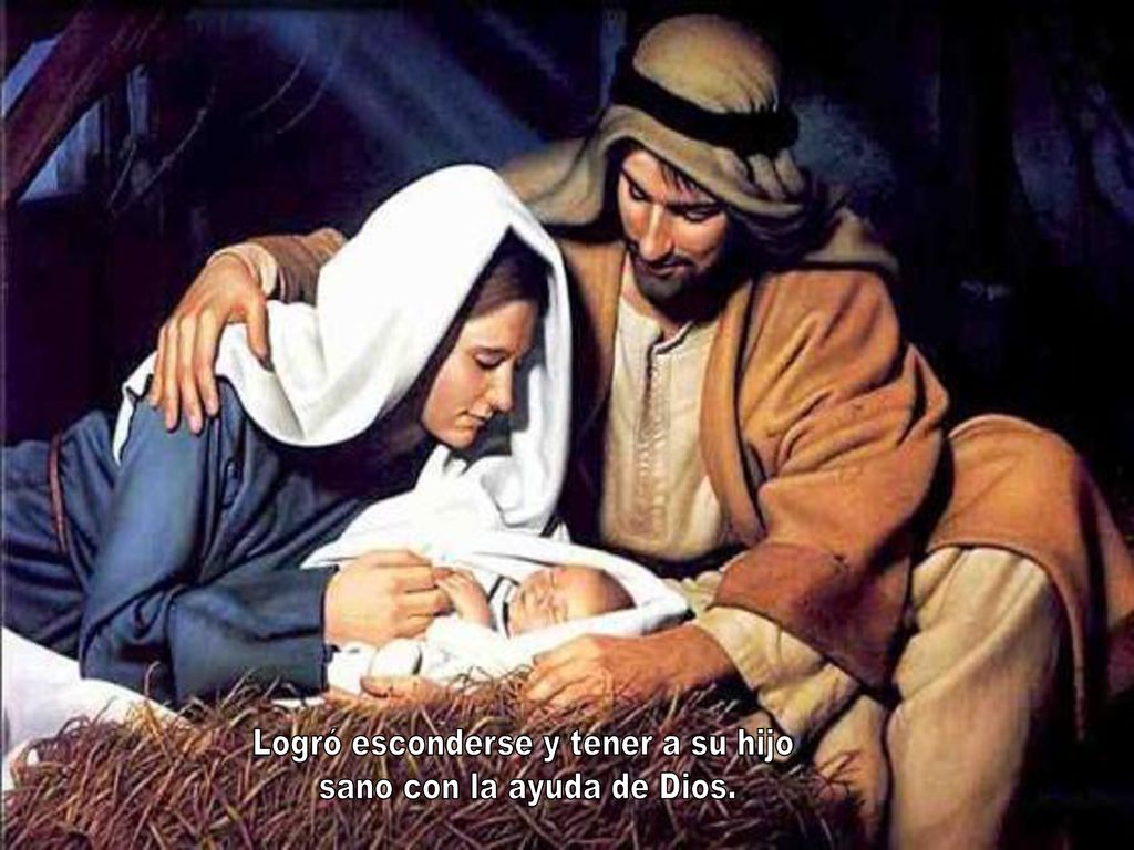 Logró esconderse y tener a su hijo sano con la ayuda de Dios.
