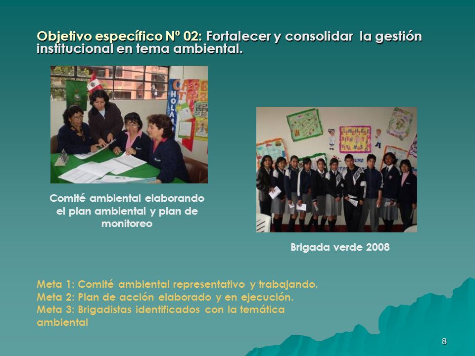 Comité ambiental elaborando el plan ambiental y plan de monitoreo