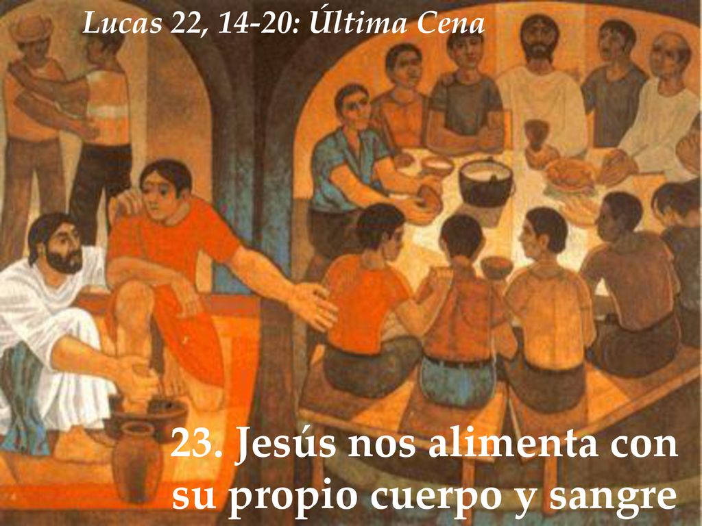 23. Jesús nos alimenta con su propio cuerpo y sangre