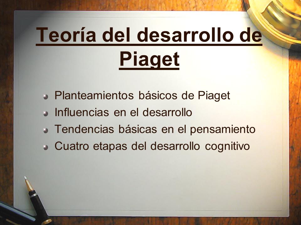 Teoría del desarrollo de Piaget