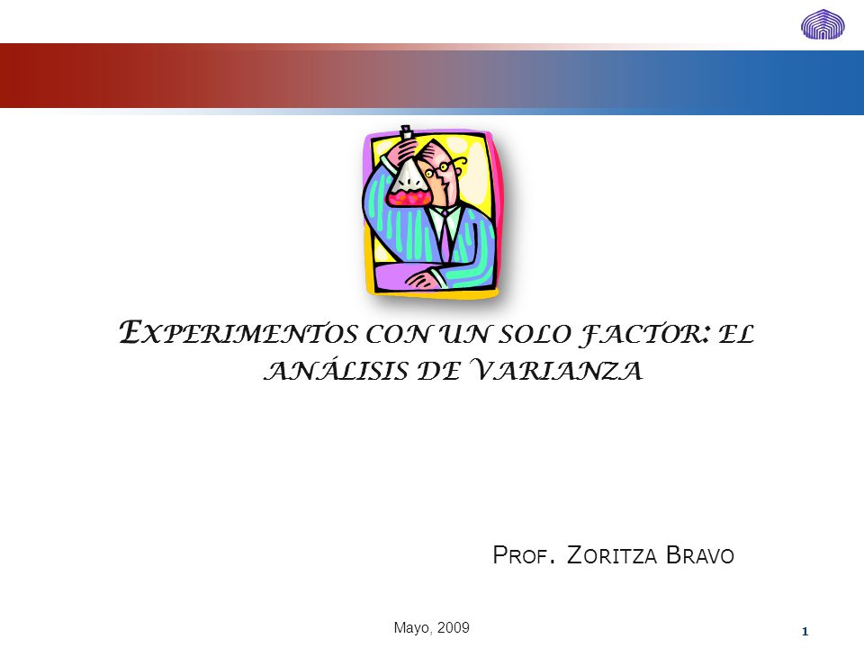 Experimentos con un solo factor: el análisis de varianza