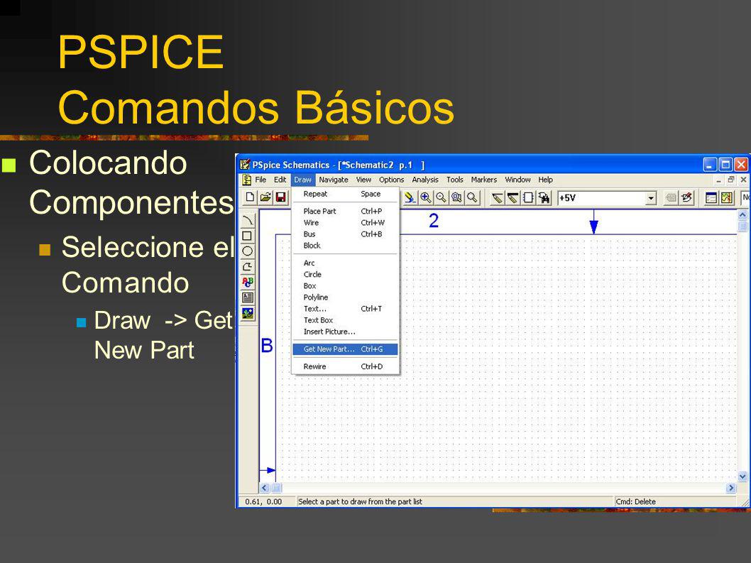 PSPICE Comandos Básicos