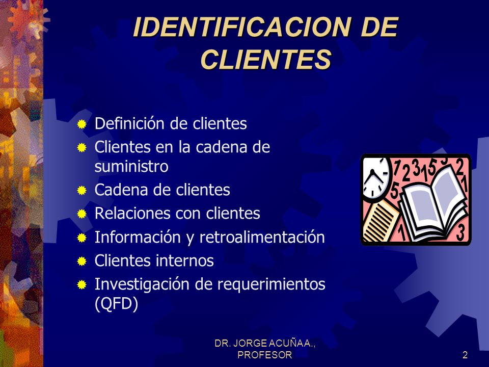 IDENTIFICACION DE CLIENTES