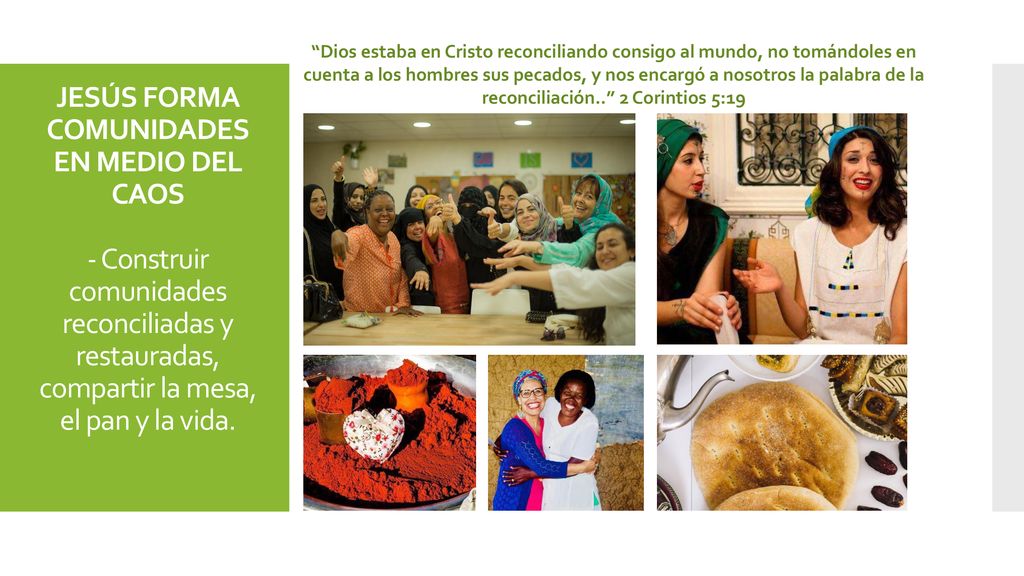 Dios estaba en Cristo reconciliando consigo al mundo, no tomándoles en cuenta a los hombres sus pecados, y nos encargó a nosotros la palabra de la reconciliación.. 2 Corintios 5:19