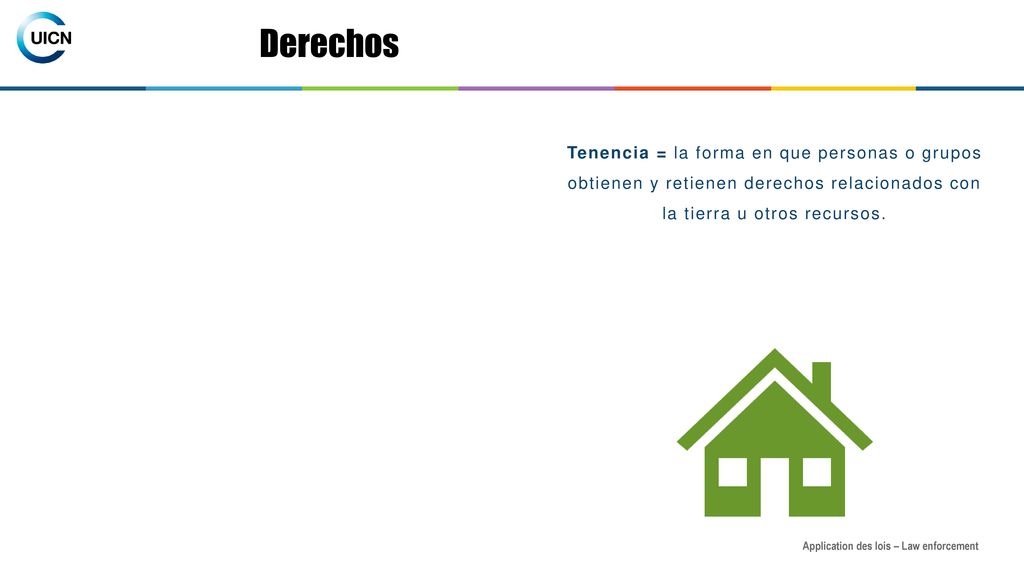 Derechos Tenencia = la forma en que personas o grupos obtienen y retienen derechos relacionados con la tierra u otros recursos.