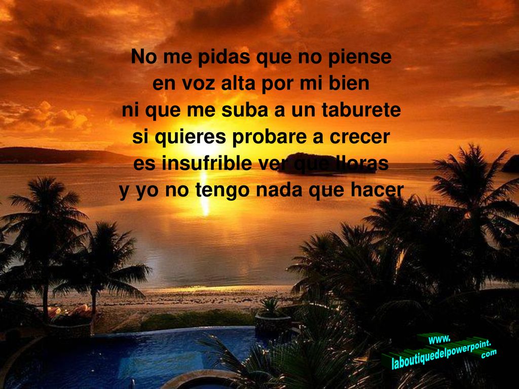 No me pidas que no piense en voz alta por mi bien
