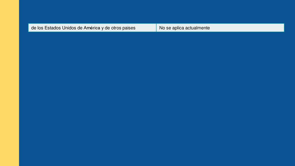 de los Estados Unidos de América y de otros paises