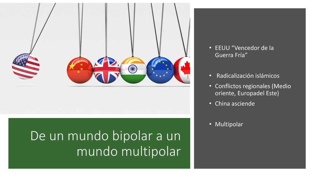 De un mundo bipolar a un mundo multipolar
