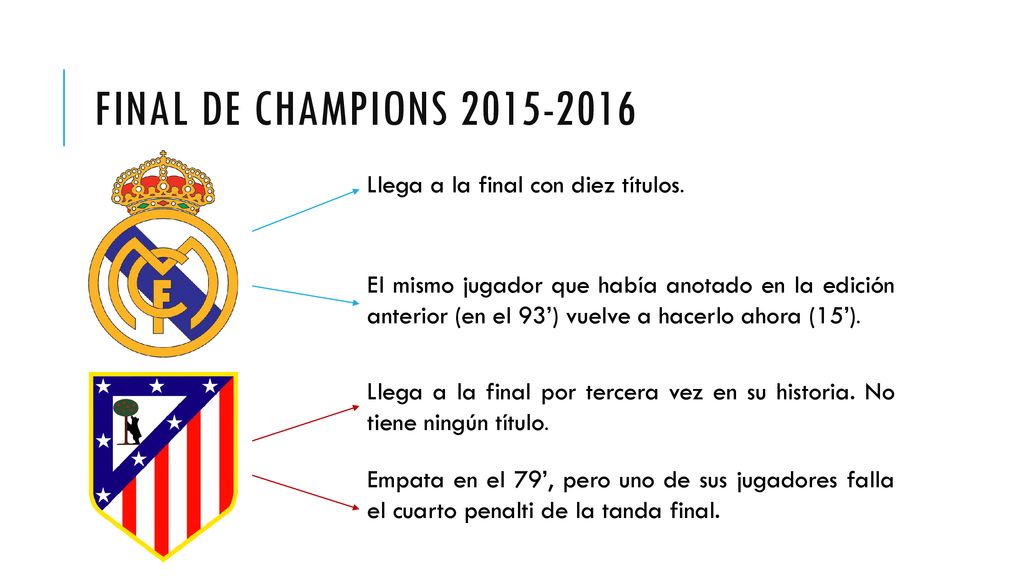 Final de champions Llega a la final con diez títulos.