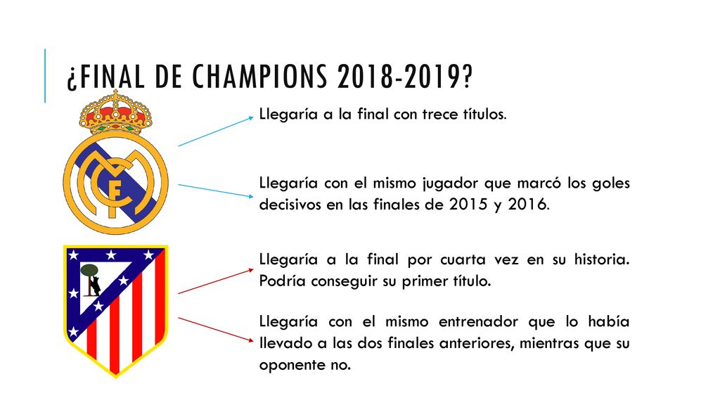¿Final de champions Llegaría a la final con trece títulos.