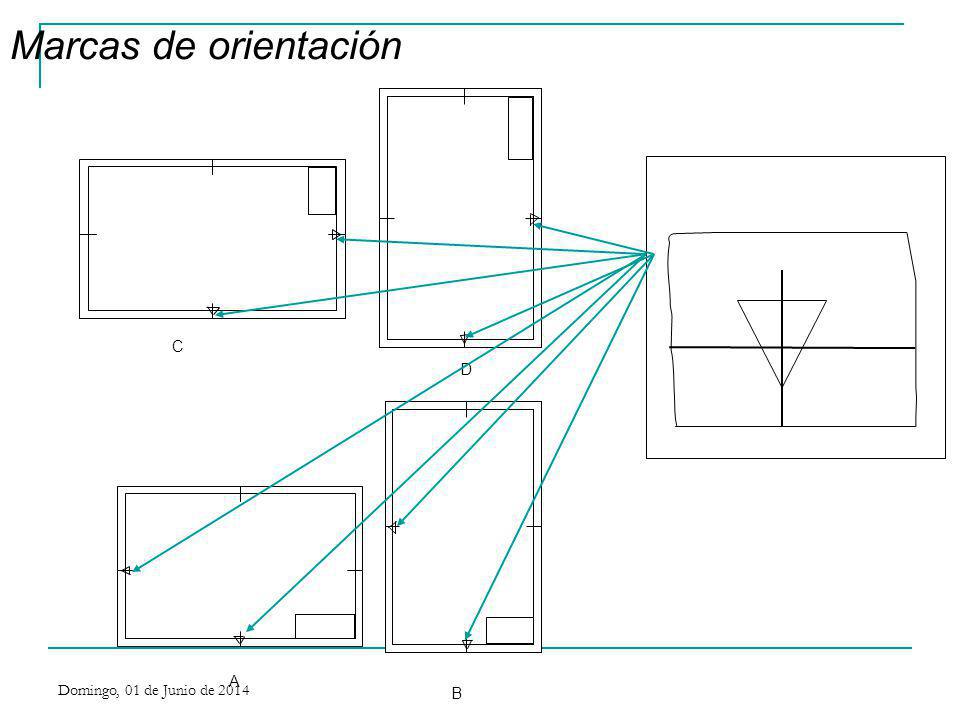 Marcas de orientación C D B A sábado, 01 de abril de 2017