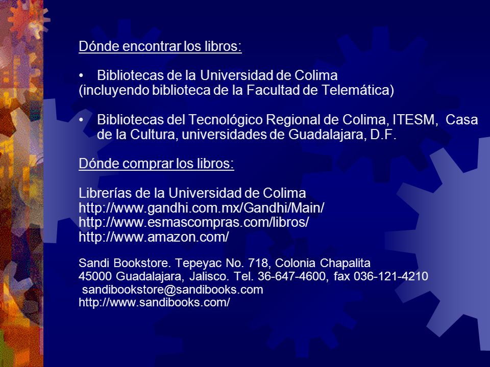 Dónde encontrar los libros: Bibliotecas de la Universidad de Colima