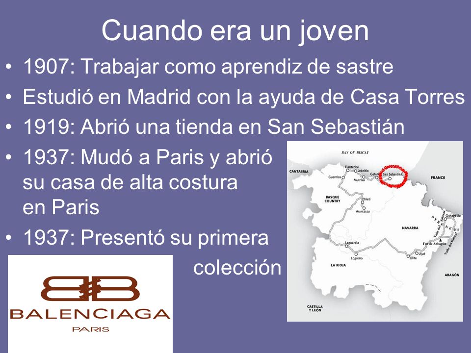Cuando era un joven 1907: Trabajar como aprendiz de sastre