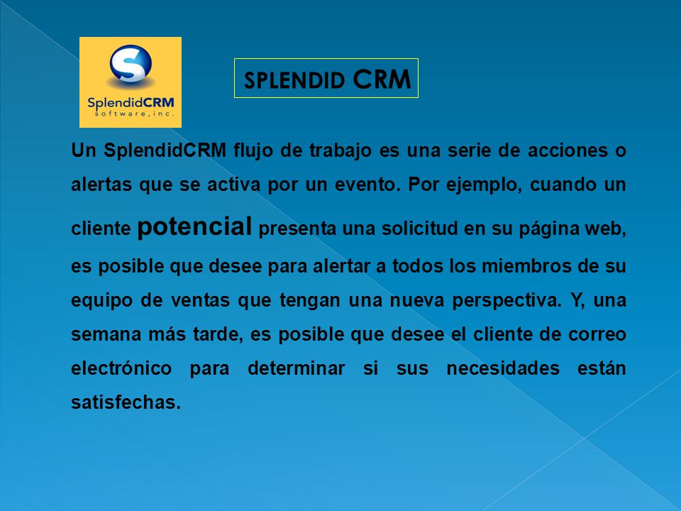 SPLENDID CRM