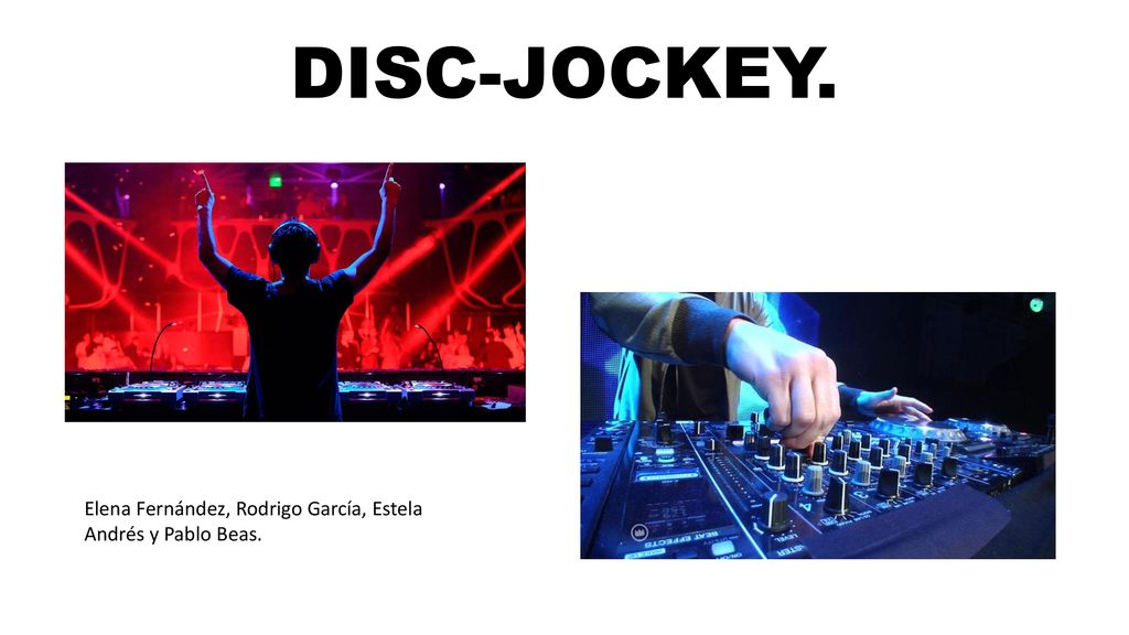 DISC-JOCKEY. Elena Fernández, Rodrigo García, Estela Andrés y Pablo Beas.