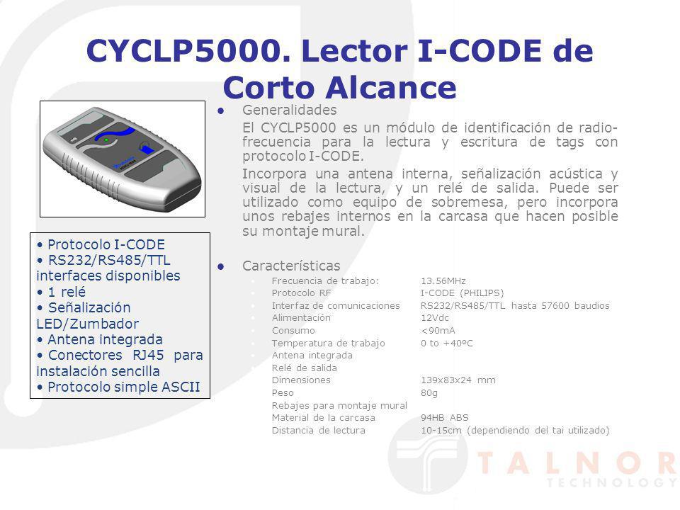 CYCLP5000. Lector I-CODE de Corto Alcance