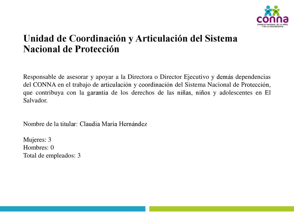 Unidad de Coordinación y Articulación del Sistema Nacional de Protección