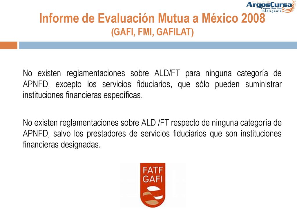 Informe de Evaluación Mutua a México 2008 (GAFI, FMI, GAFILAT)