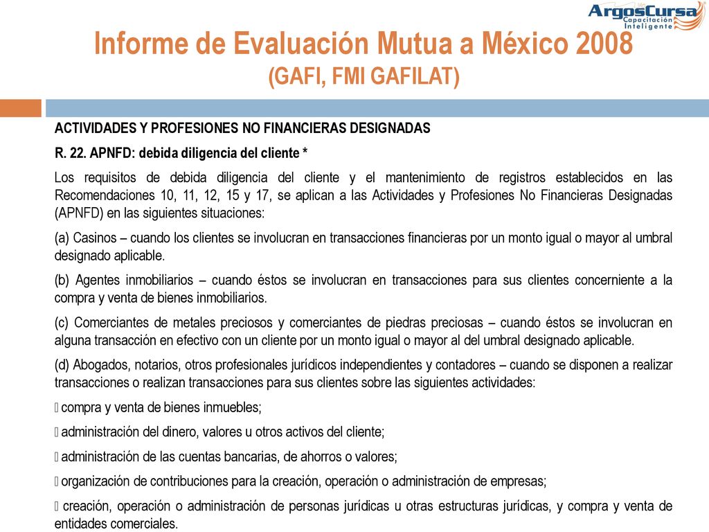 Informe de Evaluación Mutua a México 2008 (GAFI, FMI GAFILAT)