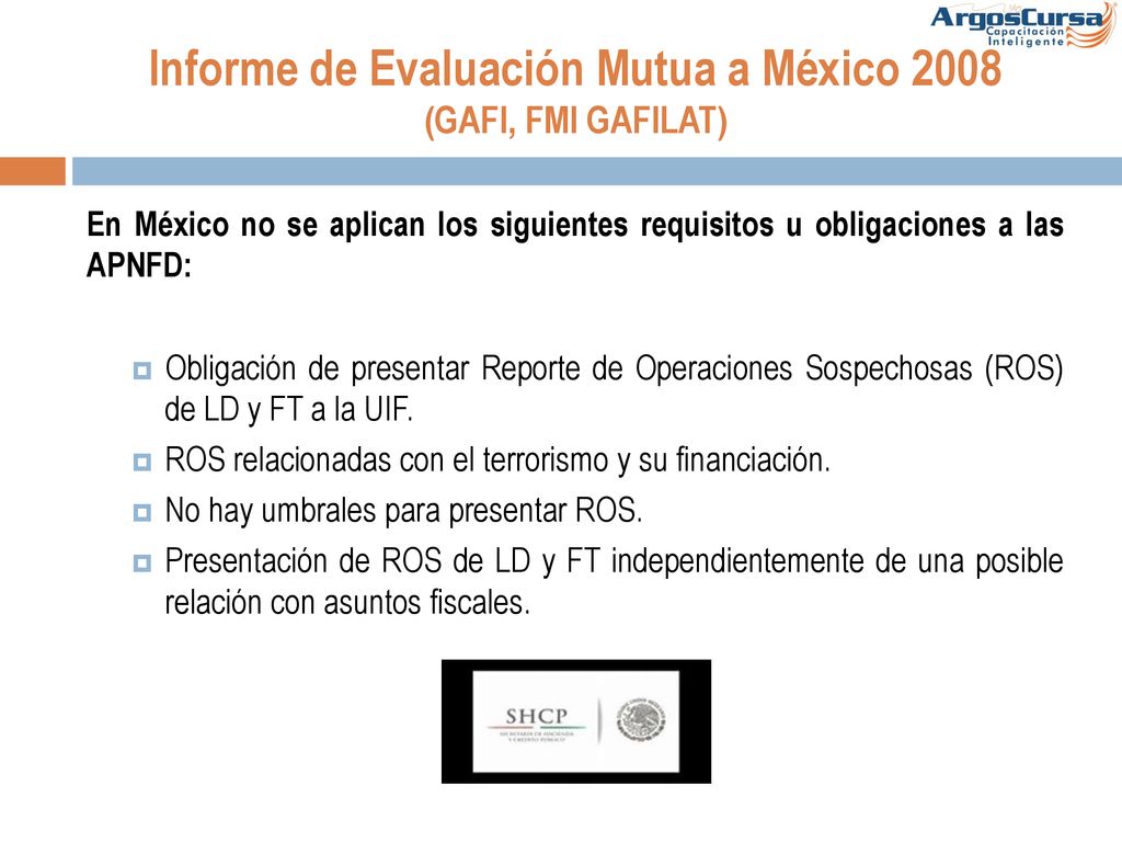 Informe de Evaluación Mutua a México 2008 (GAFI, FMI GAFILAT)