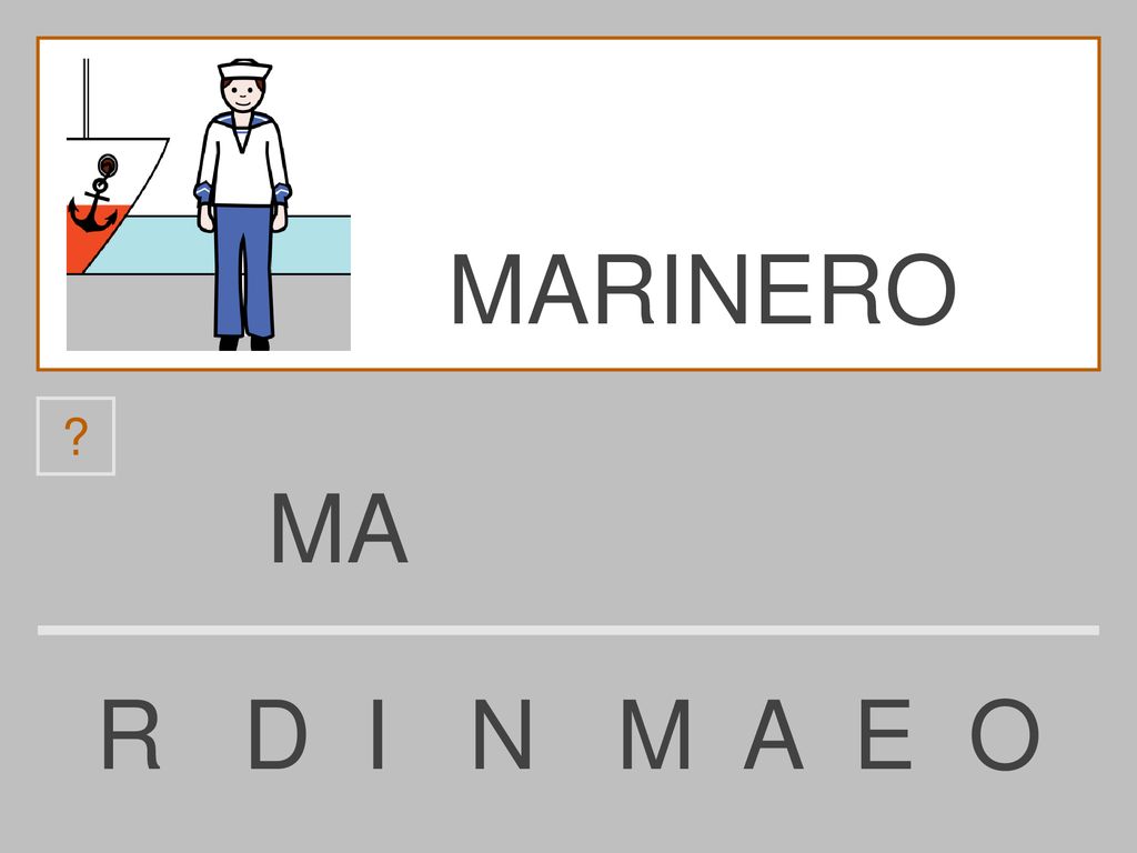 MARINERO MA R D I N M A E O