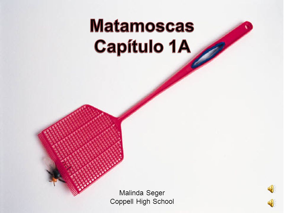 Matamoscas Capítulo 1A Malinda Seger Coppell High School