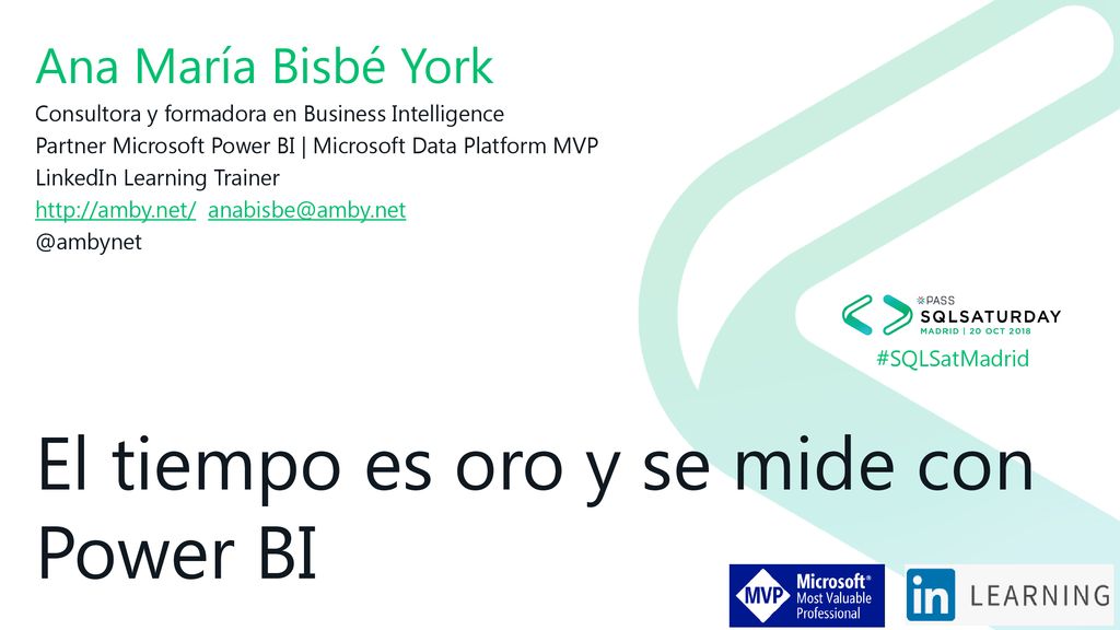 El tiempo es oro y se mide con Power BI