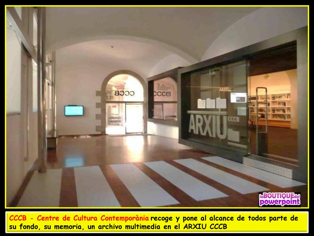 CCCB - Centre de Cultura Contemporània recoge y pone al alcance de todos parte de su fondo, su memoria, un archivo multimedia en el ARXIU CCCB