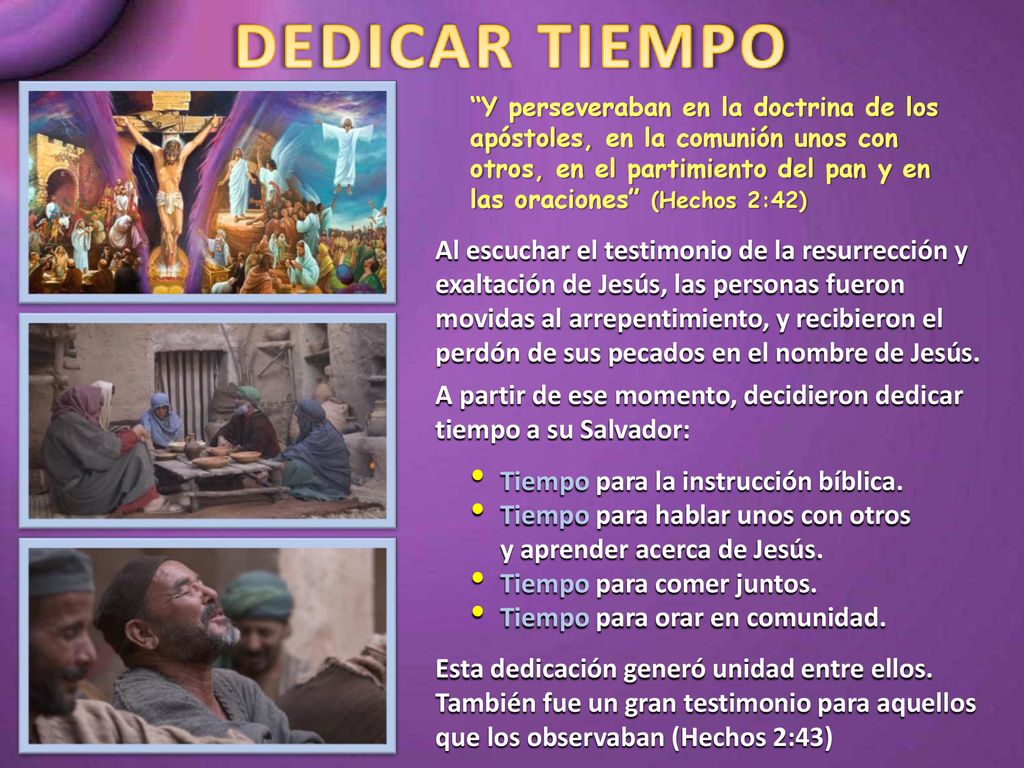 A partir de ese momento, decidieron dedicar tiempo a su Salvador: