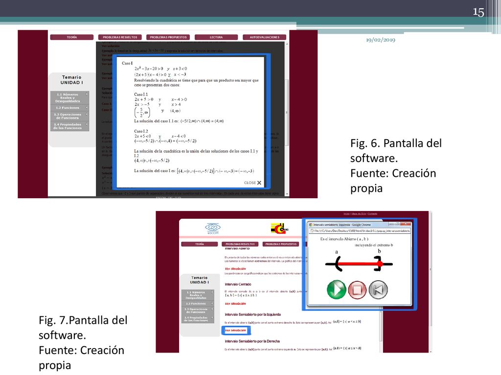 Fig. 6. Pantalla del software. Fuente: Creación propia