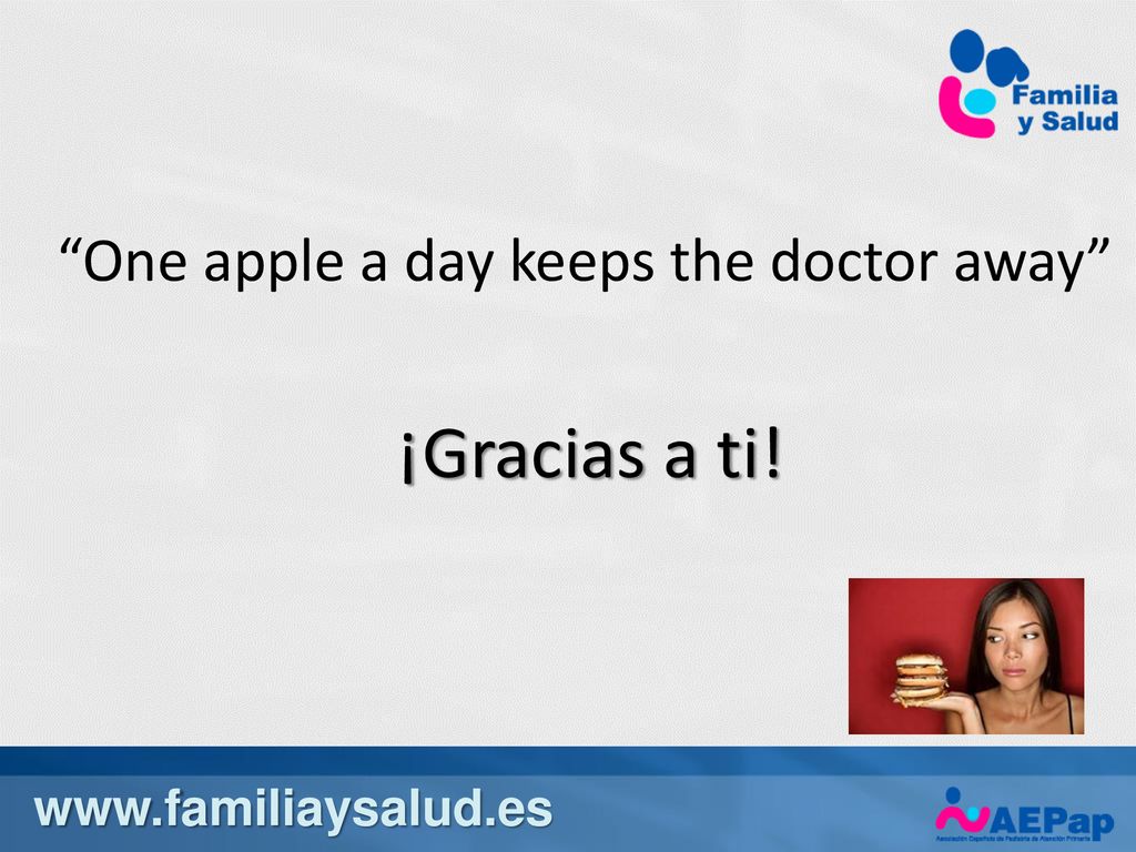 ¡Gracias a ti! One apple a day keeps the doctor away
