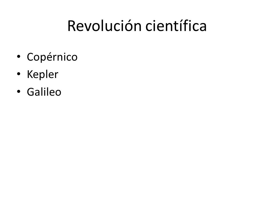 Revolución científica