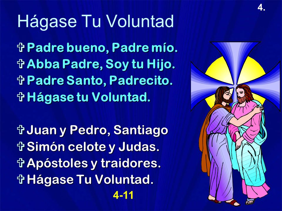 Hágase Tu Voluntad Padre bueno, Padre mío. Abba Padre, Soy tu Hijo.