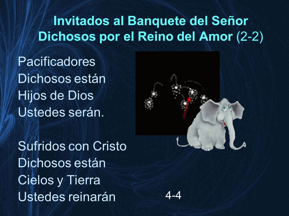 Invitados al Banquete del Señor Dichosos por el Reino del Amor (2-2)