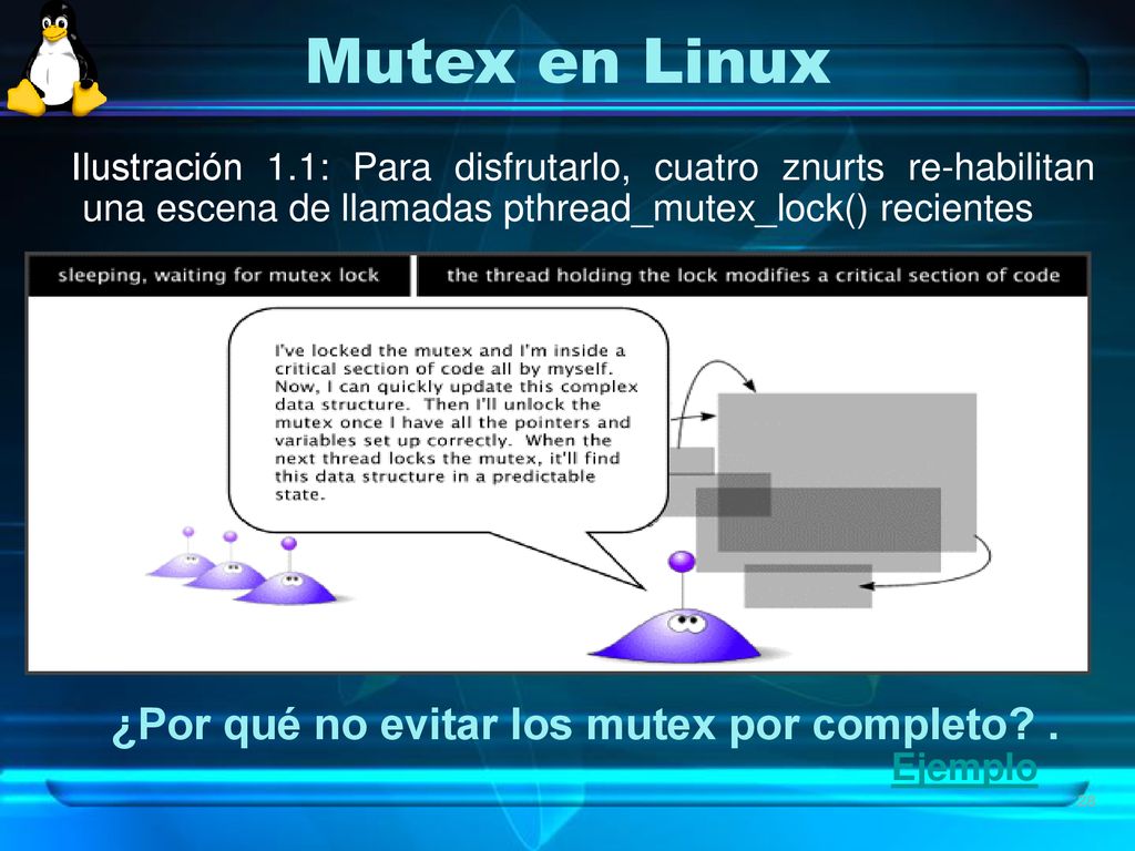 ¿Por qué no evitar los mutex por completo .