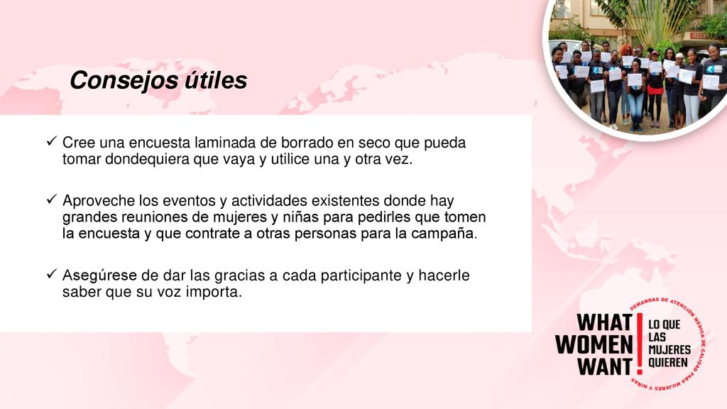 Consejos útiles Cree una encuesta laminada de borrado en seco que pueda tomar dondequiera que vaya y utilice una y otra vez.