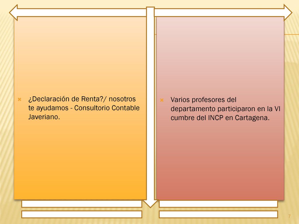 ¿Declaración de Renta / nosotros te ayudamos - Consultorio Contable Javeriano.