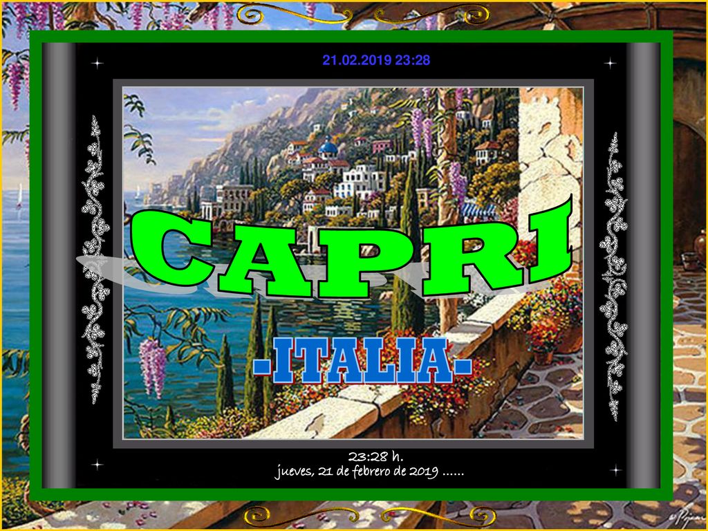 CAPRI -ITALIA- jueves, 21 de febrero de 2019 …… 23:28 h.